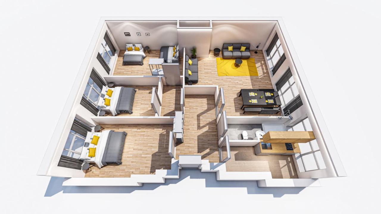 Central +3Br +Big Living Room Next To U-Station Berlino Esterno foto